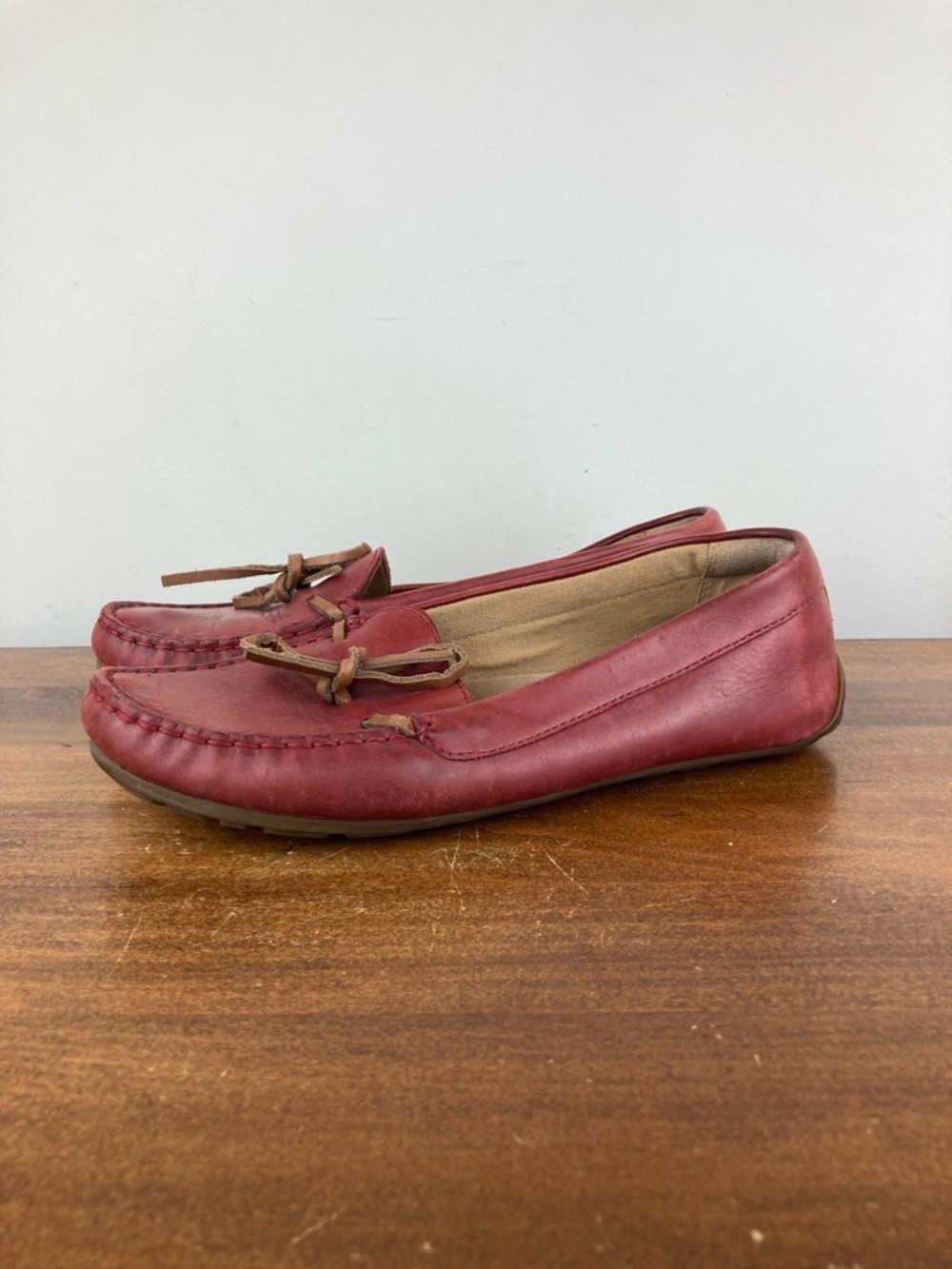 CLARKS Collection Women’s Leather Driving Shoes Moccasin Ultimate Comfort Size 9